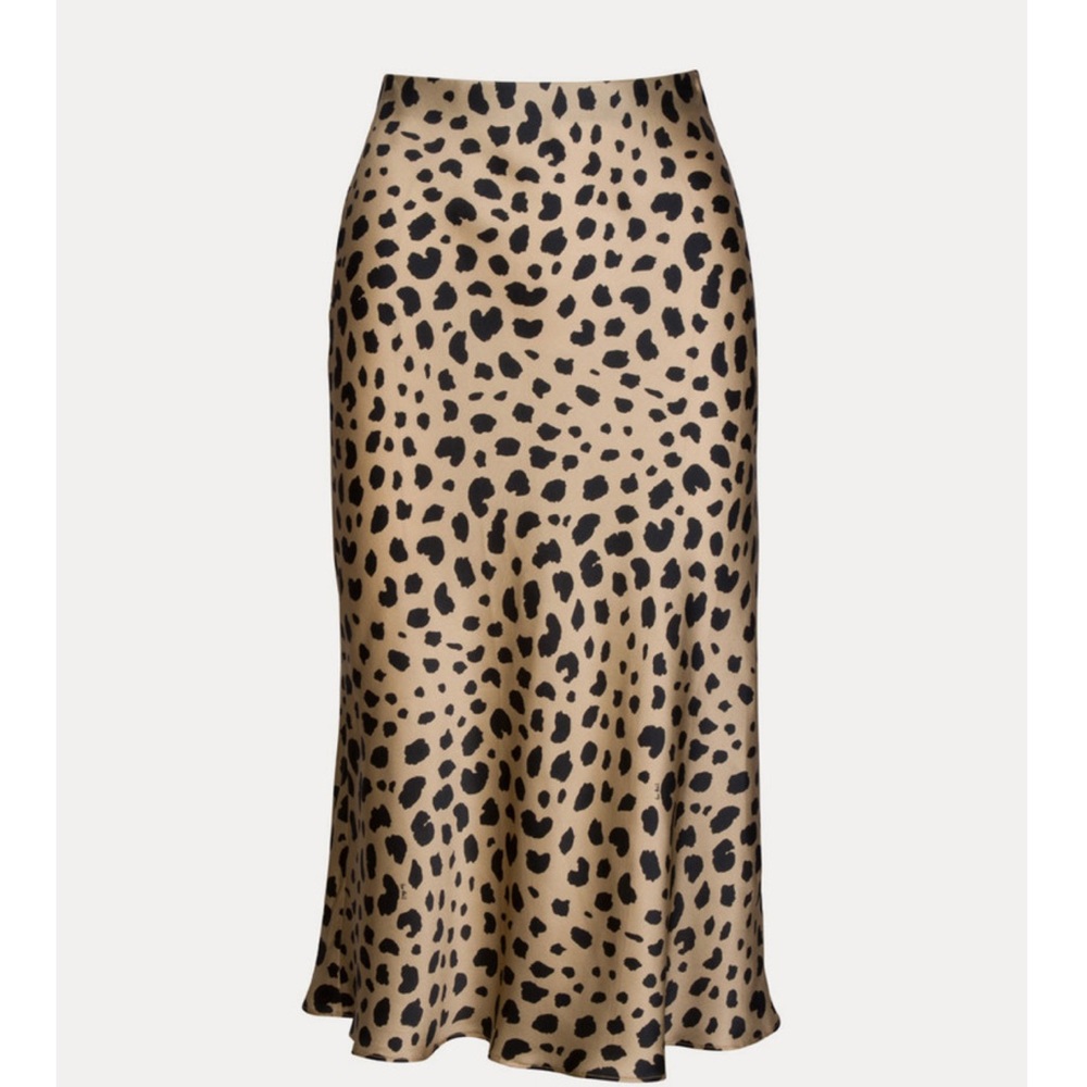 Realisation Par Leopard Print Midi Skirt the naomi